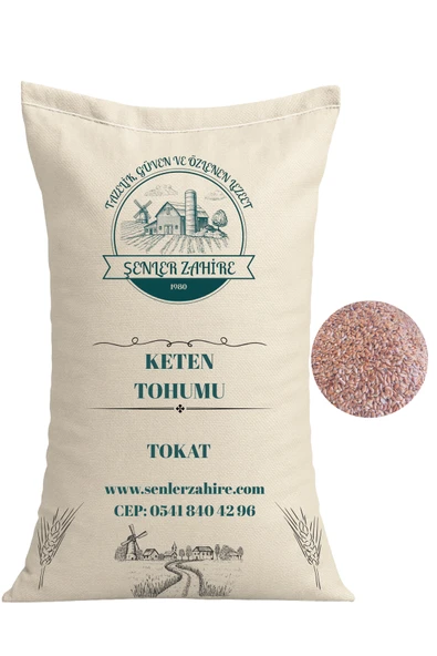 Tane Keten Tohumu - 3 Kg - Katkısız & Özenle Seçilmiş ürün görseli 1