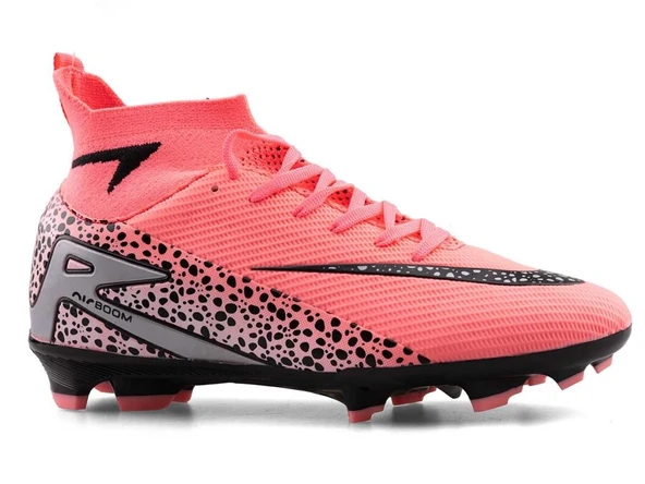Neon Pembe Çim Saha Futbol Ayakkabısı – Hafif, Konforlu ve Kaymaz Tabanlı Krampon 610 ürün görseli 1