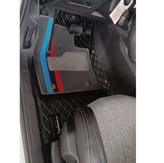 Peugeot 2008 2023 Sonrası (Dizel) Aracına özel 8d Çift Katmanlı Havuzlu Paspas Takımı ürün görseli 1