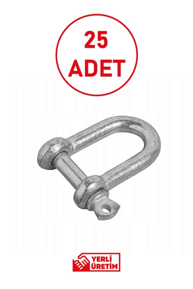 kocadal Düz Zincir Kilidi 8mm - 25 Adet ürün görseli 1
