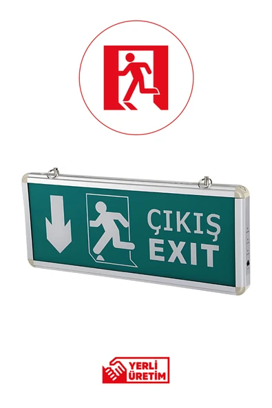 Cata ACİL ÇIKIŞ LEVHASI ŞARJLI LEDLİ YÖN BELİRTİCİ32 ürün görseli 1
