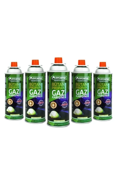 Orcamp gram Gaz Kartuşu 5'li Ocak Tüpü ürün görseli 1
