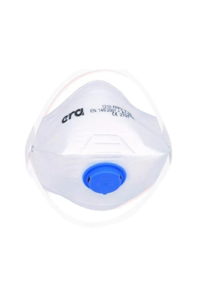 ERA 1210 NR D FFP2 Ventilli Katlanır Toz Maskesi 100 adet ürün görseli 1