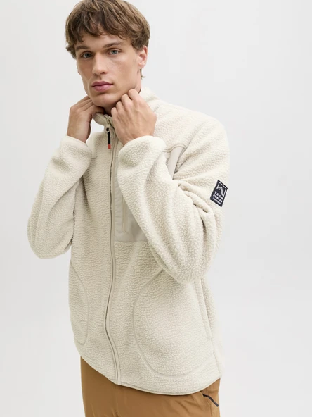 JACK JONES Teddy Ceket Erkek Peluş Mont 12284827 ürün görseli 1