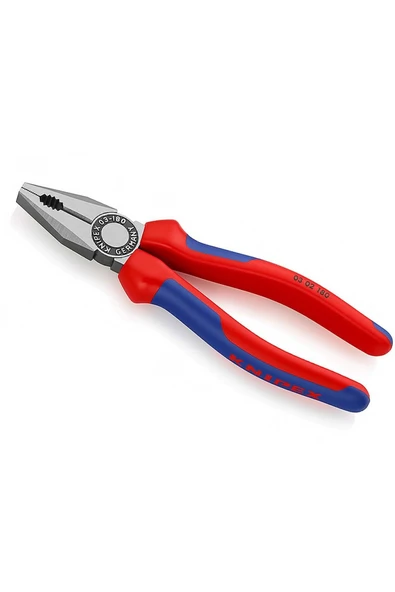 Knipex 180mm Kombine Pense (kırmızı-mavi) ürün görseli 1