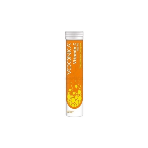 Voonka Vitamin C 1000 mg Glutathione Complex 15 Efervesan Tablet ürün görseli 1