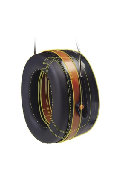 Delta Plus Magnyhelmet2 Baret Için Kulak Koruyucu - Snr 30 Db ürün görseli 1