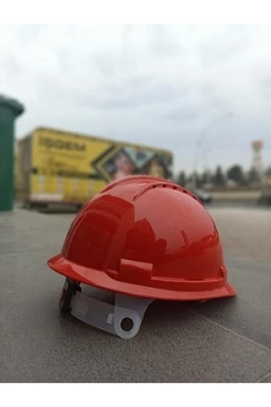 BBU Safety Equipment Enseden Ayarlı Baret Kırmızı ürün görseli 1
