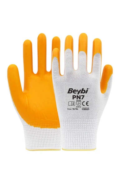 Beybi Pn7 Xl Beden Yarı Nitril Eldiven 10 Çift ürün görseli 1