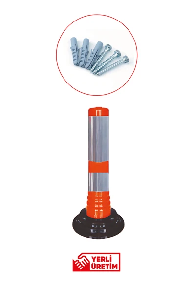 Evelux 12236 UB R Delinatör 45x8 cm Demonte Esnek Duba | Reflektörlü ve Kompakt Trafik Güvenlik Ürünü ürün görseli 1