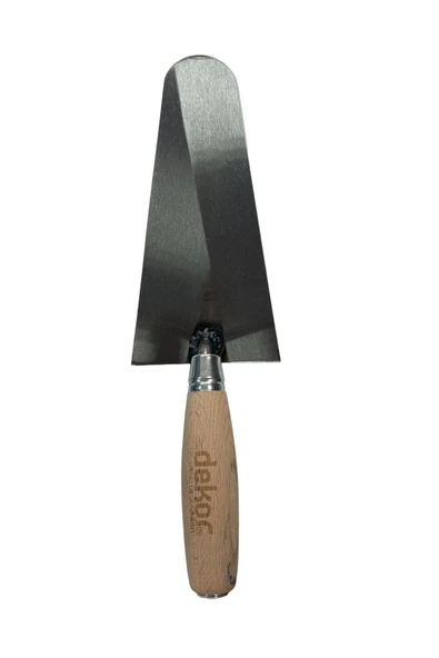 Dekor Yay Çeliği Ahşap Saplı Sıva Malası 22cm ürün görseli 1