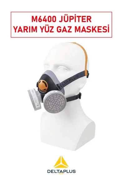 PTTAVM: Delta Plus M6400 Jüpiter Yarım Yüz Maske Termoplastik Gaz