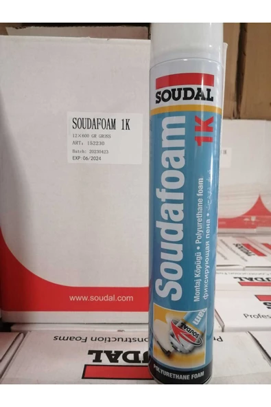 Soudal Soudafoam 1k Pu Foam 600 Gr ürün görseli 1
