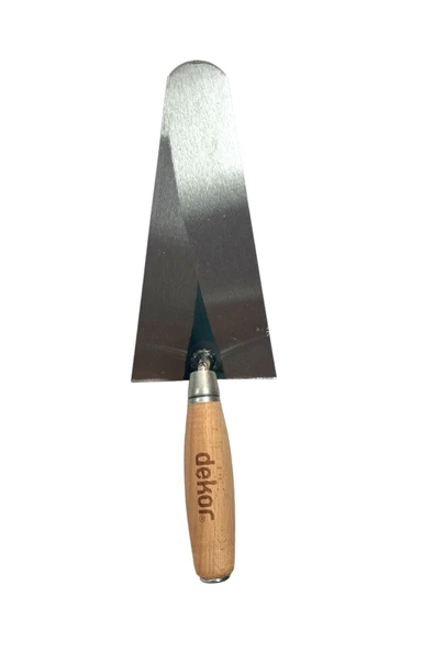 Dekor Yay Çeliği Ahşap Saplı Sıva Malası 26cm ürün görseli 1
