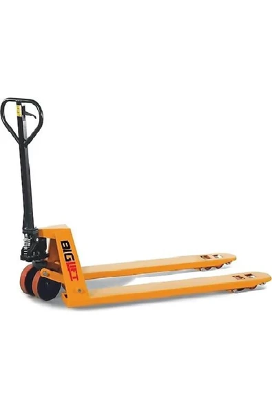 Biglift 2,5 Ton Transpalet Kırmızı Teker, döküm pompa ürün görseli 1