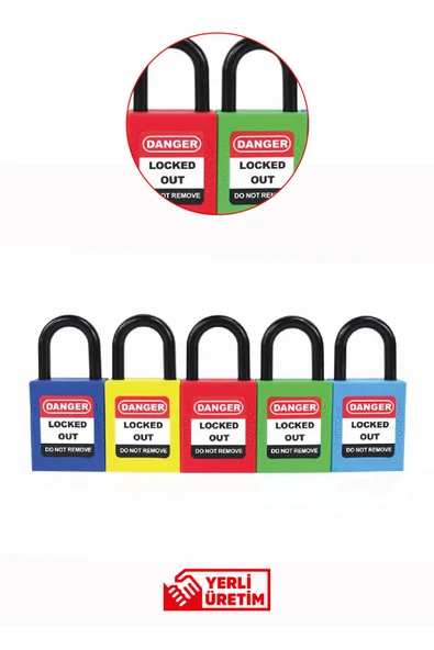 BBU Safety Equipment BBU Safety Güvenlik Kilidi Plastik Kanca 38 mm | Endüstriyel Güvenlik ve LOTO Sistemleri ürün görseli 1