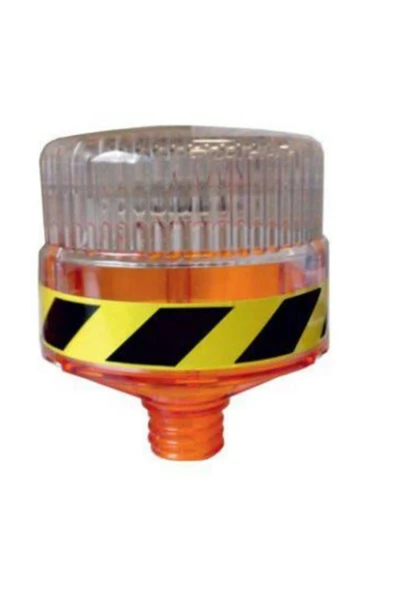 işgem safety Sarı Fls 128x45mm Solar Flaşörlü Ledli Uyarı Butonu 11819 ürün görseli 1
