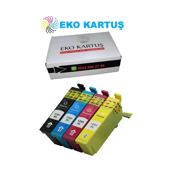 Epson Stylus Office BX-305F (T1291-T1292-T1293-T1294) Set Muadil Kartuş ürün görseli 1