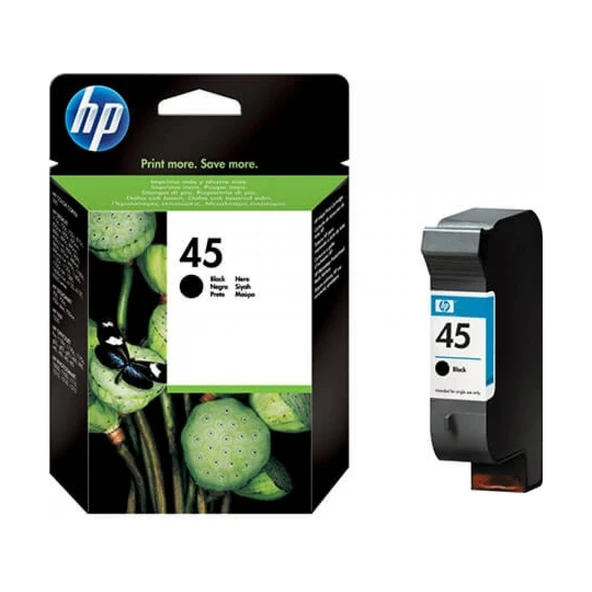 HP Muadil 51645G Black Mürekkep Kartuş (45) 45A (51645A) ürün görseli 1