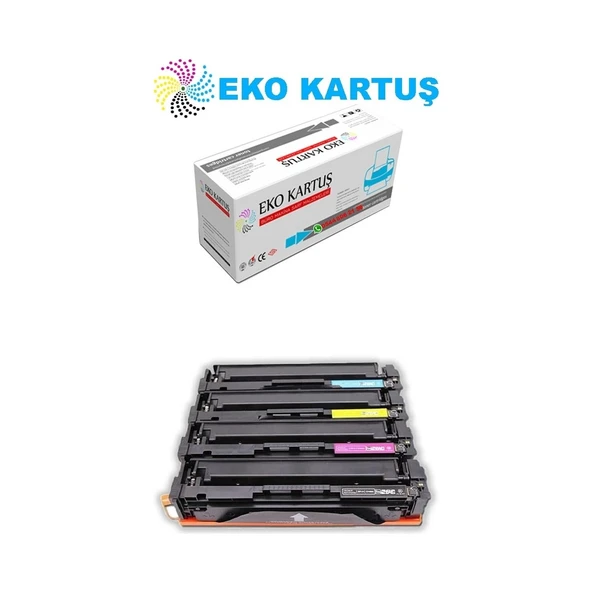 Hp Color Laserjet Pro M154N Uyumlu (CF510A-CF511-CF512-CF513) Takım Muadil Toner ürün görseli 1