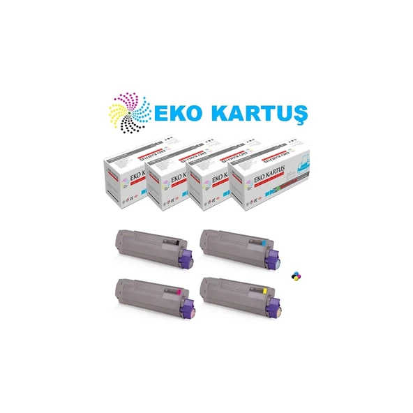 Oki C612 Muadil Toner 4650751 Kırmızı ürün görseli 1