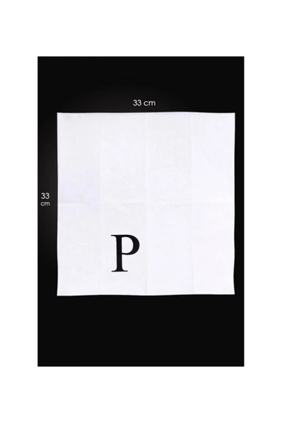 P Harf Peçete 33 cm - Resim 3