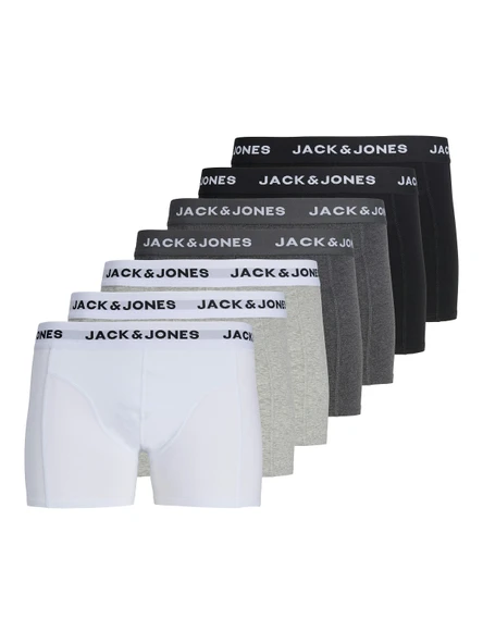 JACK JONES 7 li Pamuklu Erkek Boxer 12285371 ürün görseli 1