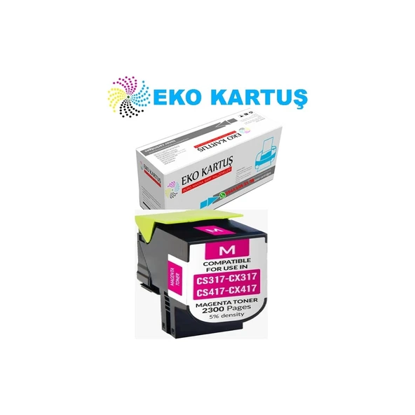Lexmark CS517DE Muadil Toner 4 Renk Set - Resim 5