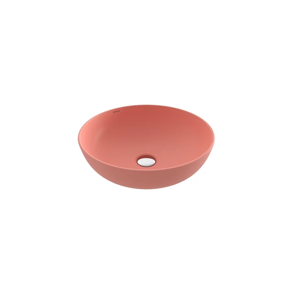 Bocchi Sottile Slim Çanak Lavabo 38 cm Mat Somon 1494-032-0125 ürün görseli 1