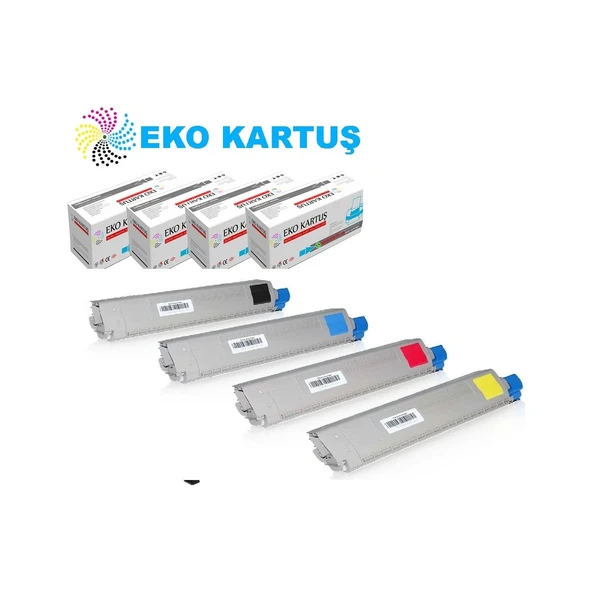 Oki C831/ C841 Muadil Toner 4 Renk Set ürün görseli 1