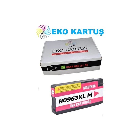 Hp 963XL Kartuşu 910/9012/9014/90159018/9019/9020/9020/9023/9025/9026 ürün görseli 1