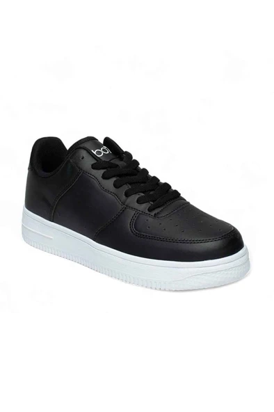 Best Of 042-26 Deri Anatomik Bağcıklı Sneaker Siyah Beyaz 36-40 ürün görseli 1