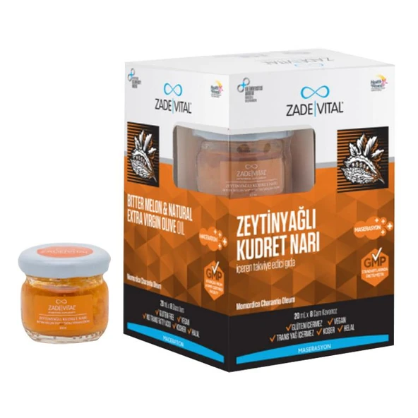 Zade Vital Zeytinyağlı Kudret Narı 8x20 ml ürün görseli 1