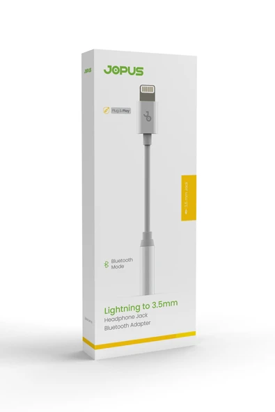Jopus iPhone Lightning Bluetooth Modlu Bağlantılı 3.5mm Kulaklık Dönüştürücü JO-IB01 ürün görseli 1