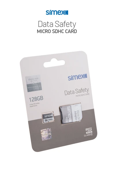 Simex SH-101 Data Safety    Micro SD 128GB Hafıza Kartı ürün görseli 1