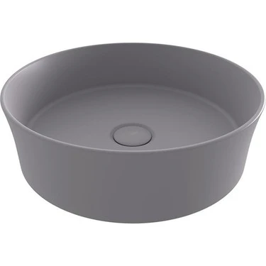 Bocchi Sottile Slim Çanak Lavabo 38 cm Mat Gri 1478-006-0125 ürün görseli 1