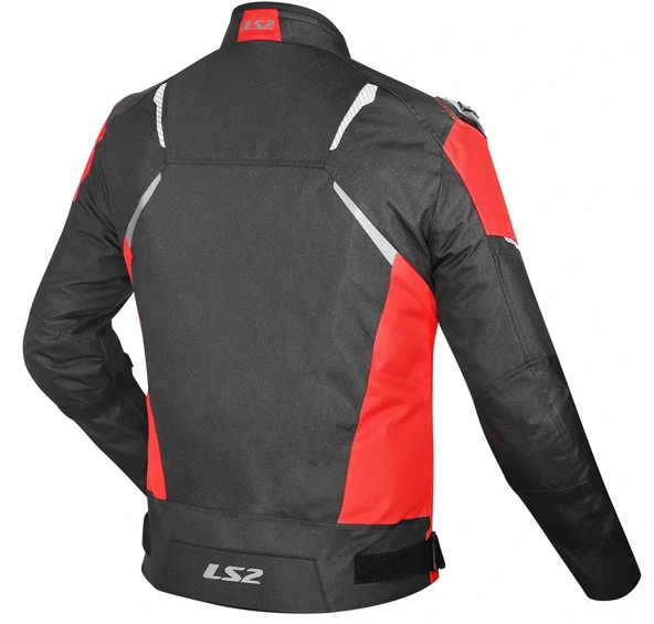 LS2 ZOOM MONT SİYAH-KIRMIZI - Resim 2
