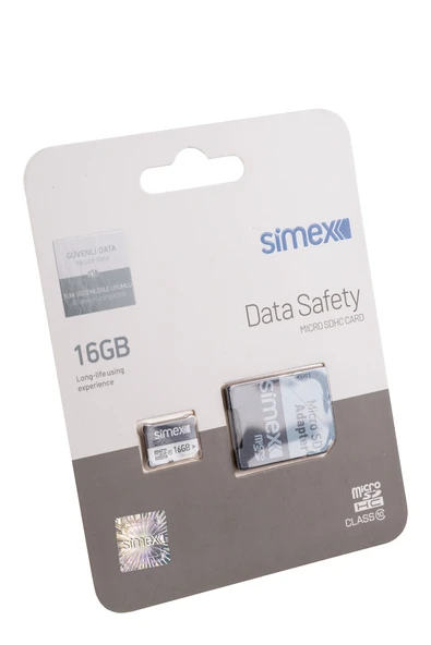 Simex 16 GB Hafıza Kartı SD Kart Adaptörlü 100 Mb/s SH-101 ürün görseli 1