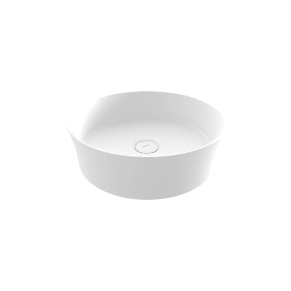 Bocchi Sottile Slim Çanak Lavabo 38 cm Mat Beyaz 1478-002-0125 ürün görseli 1
