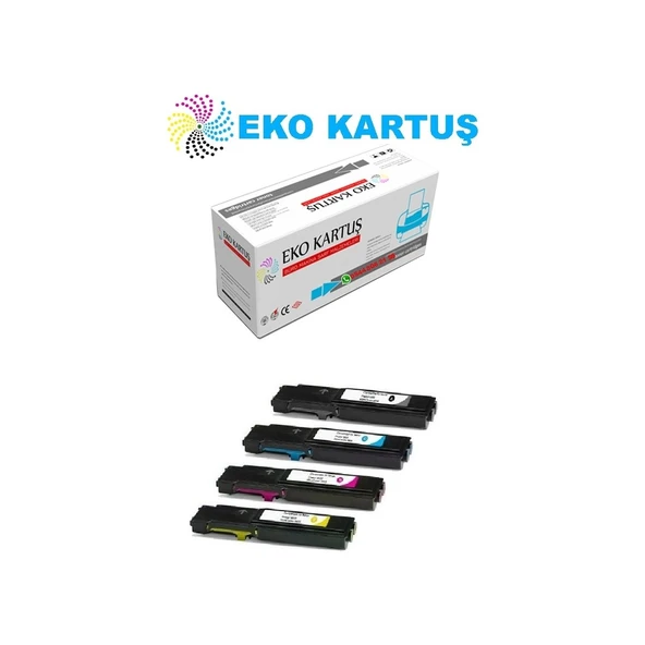 Xerox Workcentre 6605 Muadil Toner 4 Renk Takım ürün görseli 1