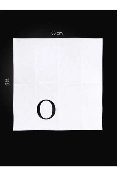 O Harf Peçete 33x33 Cm - Resim 3