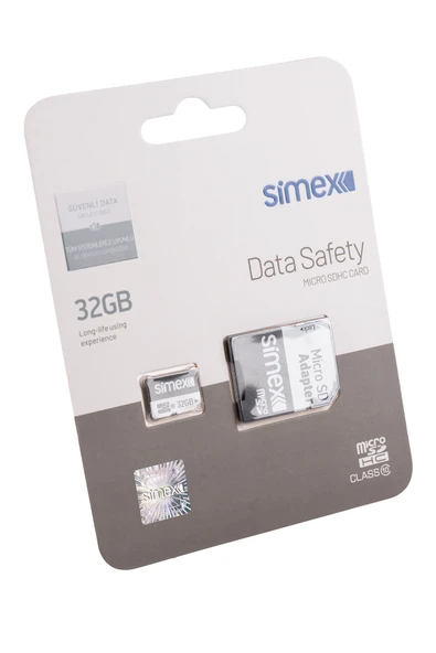 Simex 32 GB Hafıza Kartı SD Kart Adaptörlü 100 Mb/s SH 101 ürün görseli 1