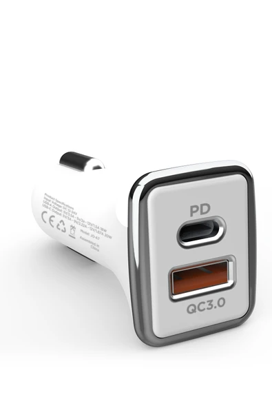 Jopus USB ve Type-C Girişli 3.0 20W USB / 3.0 18W PD QC Araç Şarjı Universal JO-A7 Troff ürün görseli 1