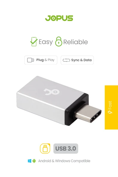 Jopus Universal Type C Mini  USB Otg JO-IP04 - Resim 10