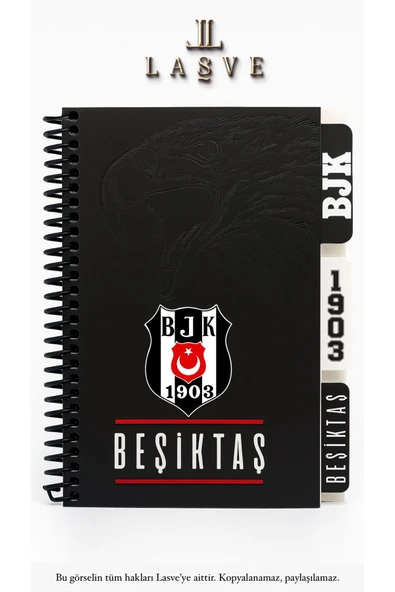 LİSANSLI YENİ SEZON SPİRALLİ PLANLAYICI BLOKNOT AYRACLI KARTON KAPAK ürün görseli 1