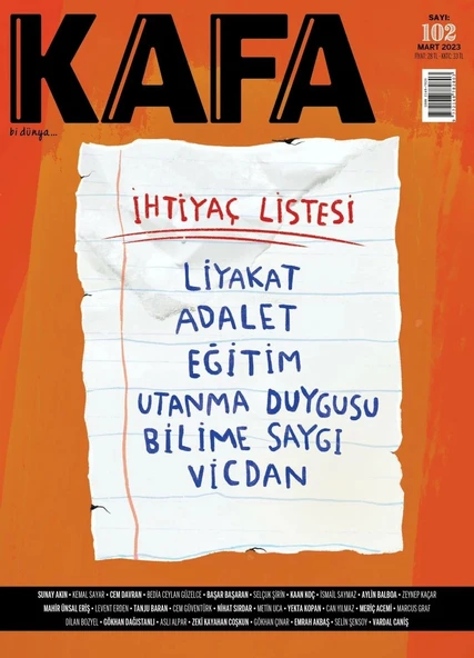 Kafa Dergi Yıllık Abonelik ürün görseli 1