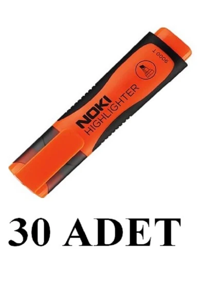 30 Adet Turuncu Fosforlu Kalem 9000 ürün görseli 1