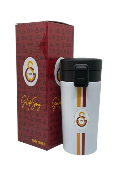 Lisanslı Çift Katlı Paslanmaz Çelik Termos Mug 8 Saat Sıcak Soğuk Hediye Kutulu 400ml ürün görseli 1