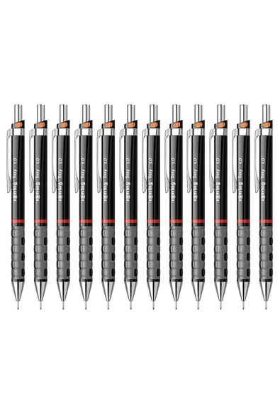 Versatil Kalem Tikky Rd 0.9 Mm Siyah Uçlu Kalem (12 Lİ PAKET) ürün görseli 1