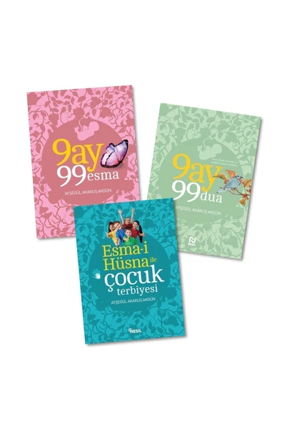 9 Ay 99 Esma/dua Ve Çocuk Terbiyesi 3 Kitap Set ürün görseli 1